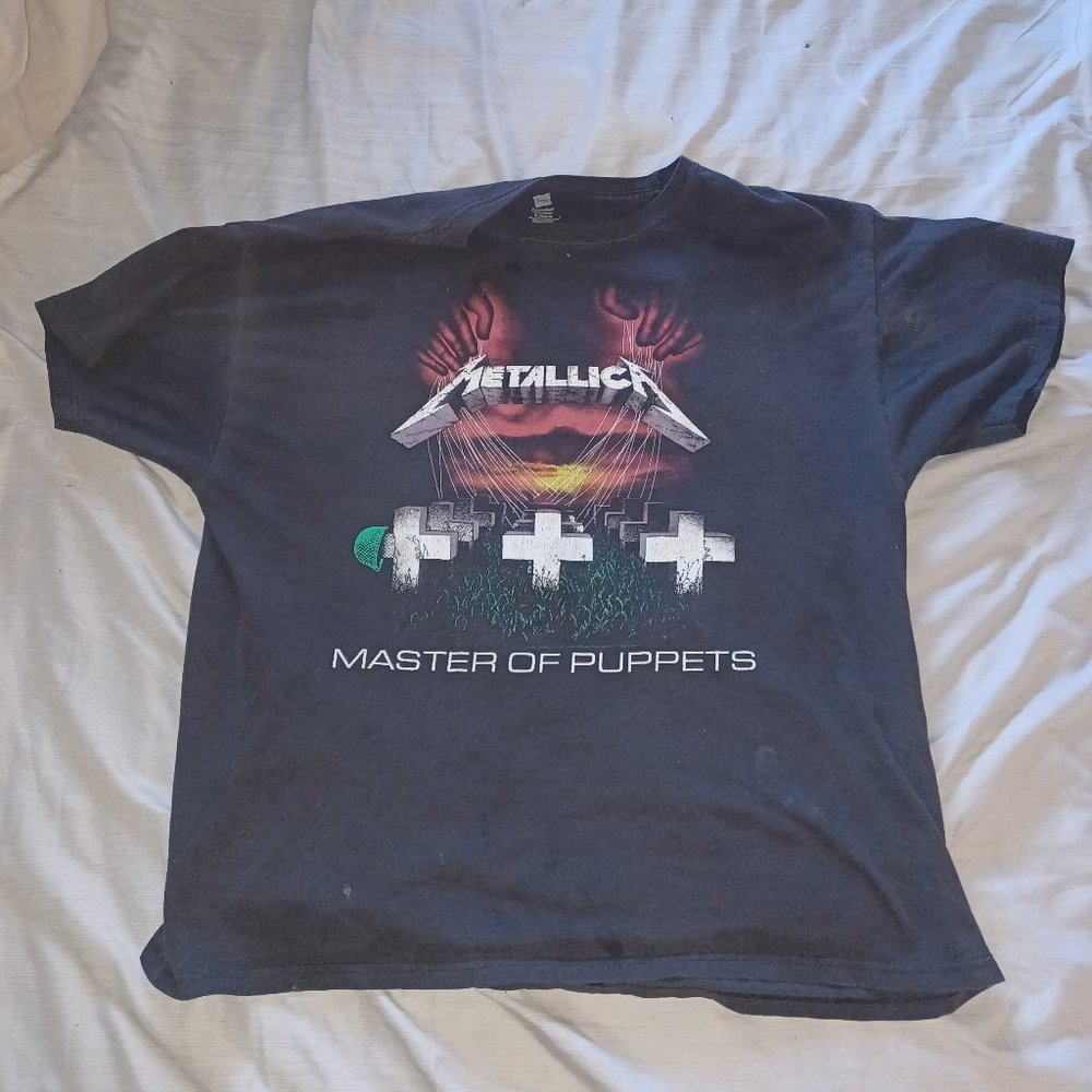 Metallica - Vintage  old school Master of Puppets size XL  shirt